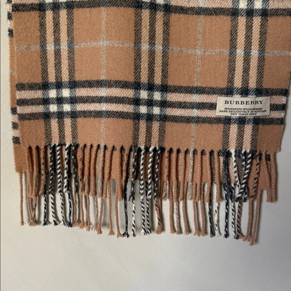 Burberry Plaid Fringe Scarf - Picture 5 of 5